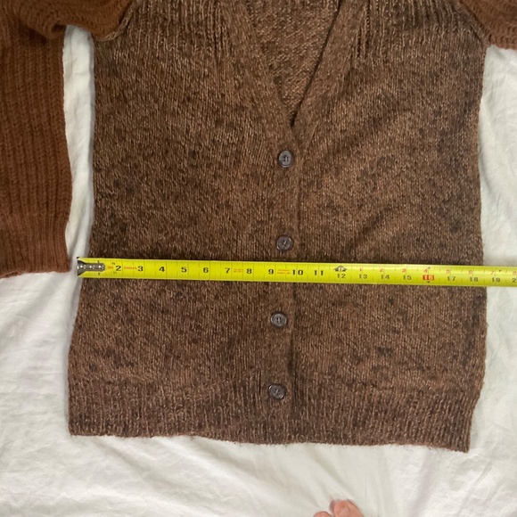 Wilfred Long Brown 100% Alpaca Cardigan (xs) - Picture 6 of 10